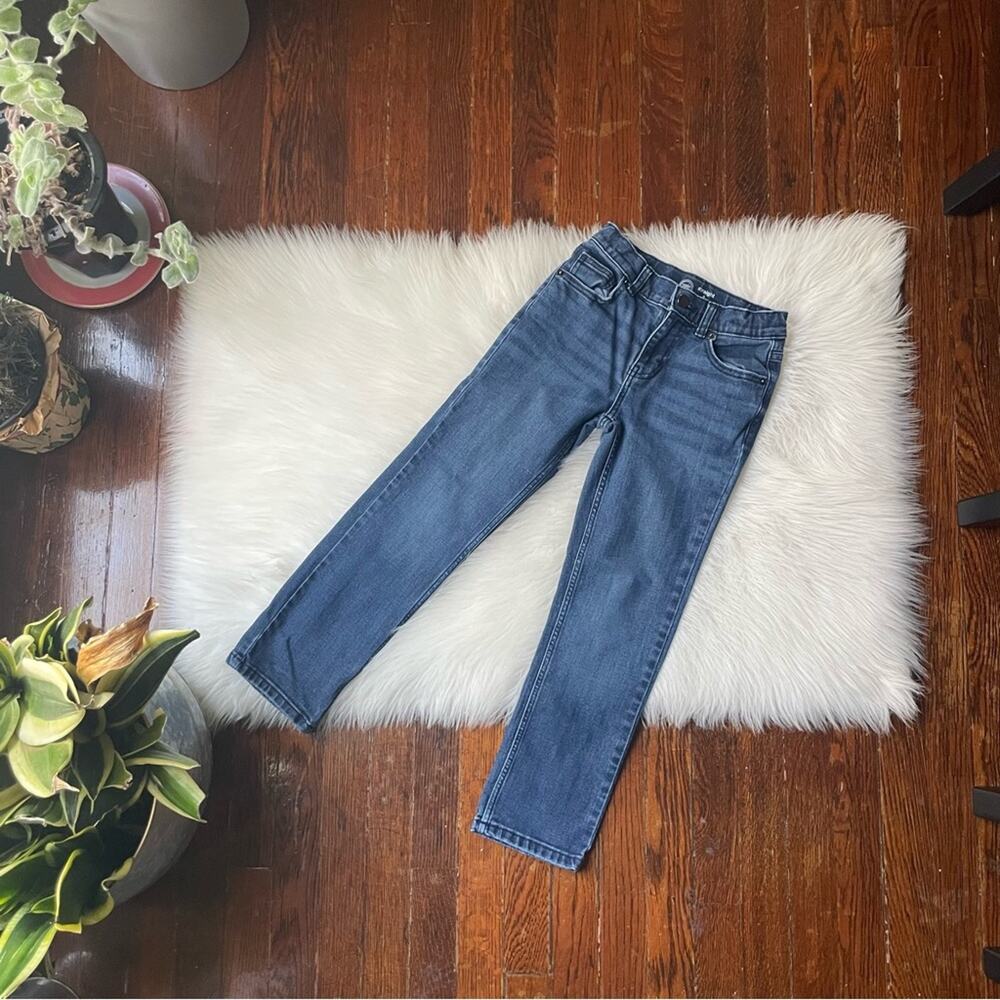 Boys Straight Leg Jeans Medium Dark Wash